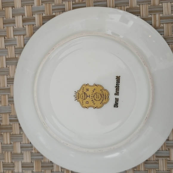 Lovely Vintage Gold and Pink Porcelain Teacup Set Demitasse size - Picture 5 of 5